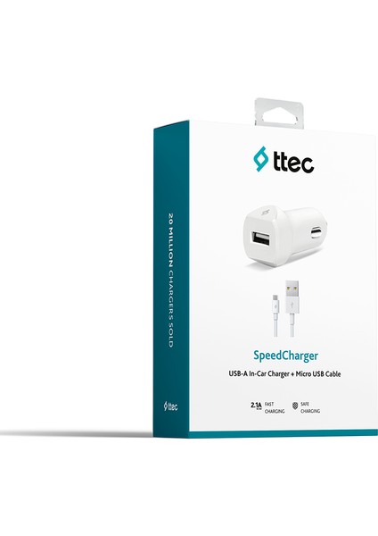 Speedcharger 2.1A Araç Şarj Aleti Micro USB