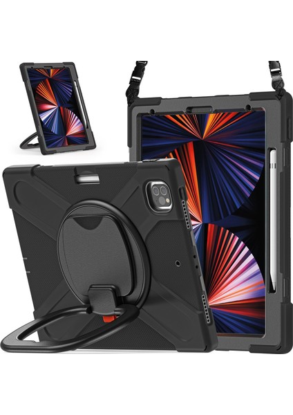 Ipad Pro 12.9 2021 Için Durum (Black+Black) (Yurt Dışından)