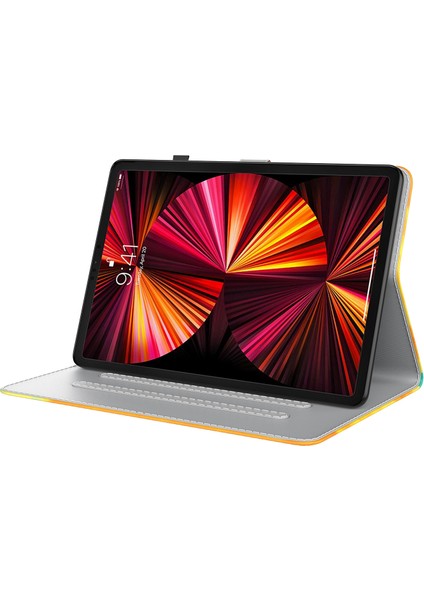 Ipad Pro 11 2021 ve 2018 / Air Için Suluboya Pu Kılıfı (2020) (Autumn Leaves) (Yurt Dışından) modelleri