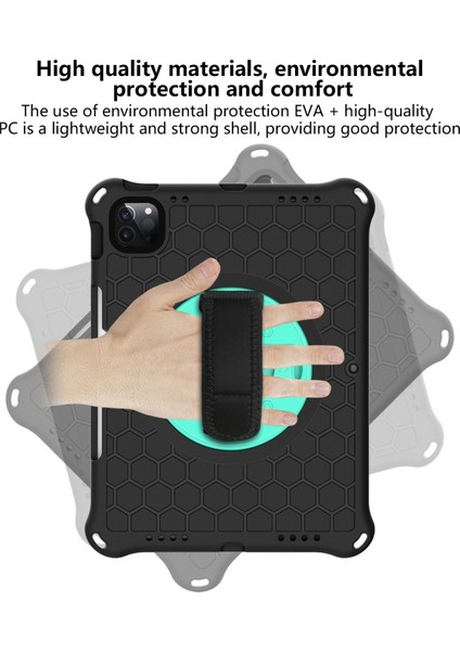 IPAD Pro 11 (2021) / (2020) / (2018) Için Silikon Pc Kılıfı (Black Mint Green) (Yurt Dışından) modelleri