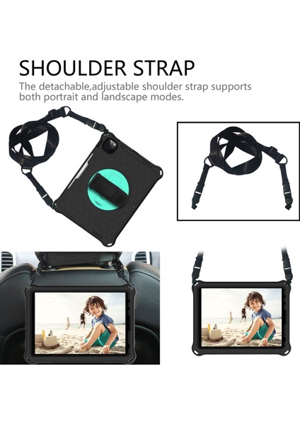 IPAD Pro 11 (2021) / (2020) / (2018) Için Silikon Pc Kılıfı (Black Mint Green) (Yurt Dışından) fırsatları