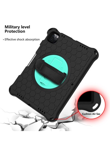 IPAD Pro 11 (2021) / (2020) / (2018) Için Silikon Pc Kılıfı (Black Mint Green) (Yurt Dışından) indirimleri