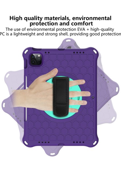 IPAD Pro 11 (2021) / (2020) / (2018) Için Silikon Pc Kılıfı (Purple Mint Green) (Yurt Dışından) modelleri