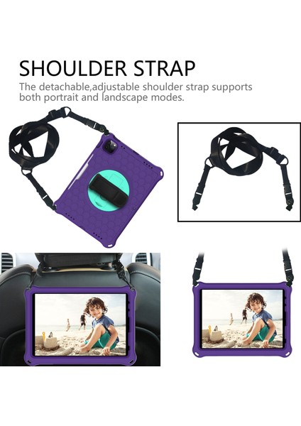 IPAD Pro 11 (2021) / (2020) / (2018) Için Silikon Pc Kılıfı (Purple Mint Green) (Yurt Dışından) fırsatları