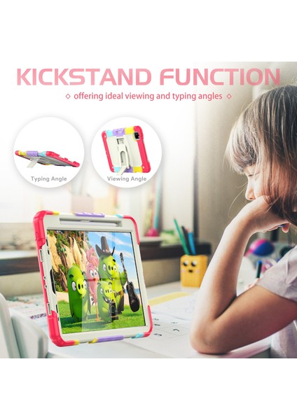 Silicone + Pc Tablet Case For iPad Pro 11 2021 / 2020 / 2018 (Camouflage Red) (Yurt Dışından) modelleri