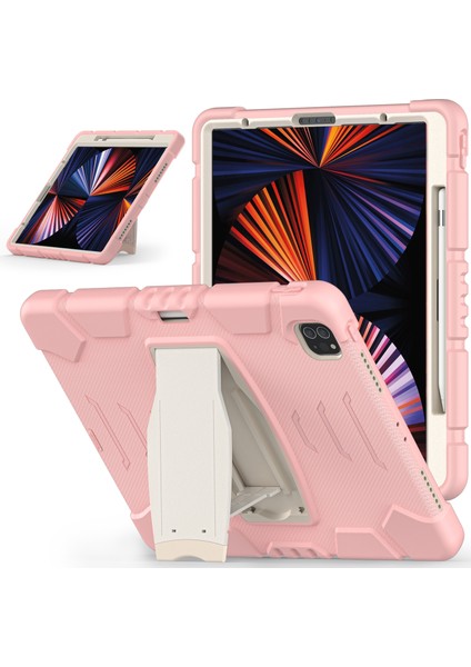 Ipad Pro 12.9 2021 Için Durum (Cherry Blossoms Pink) (Yurt Dışından)