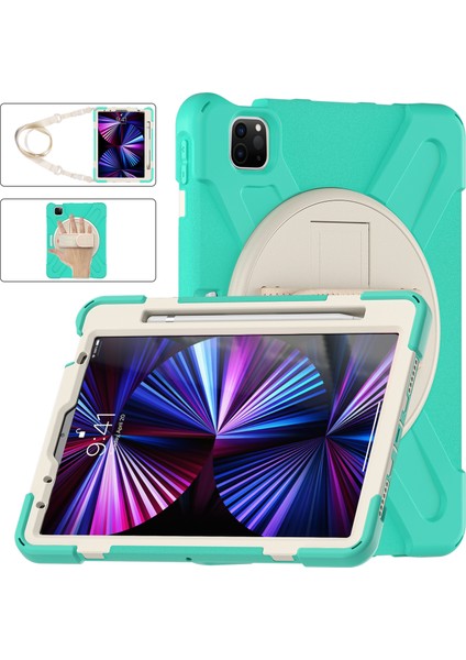 Ipad Pro 11 2021/2020/2018 Için Silikon + Pc Kılıfı (Mint Green) (Yurt Dışından) modelleri