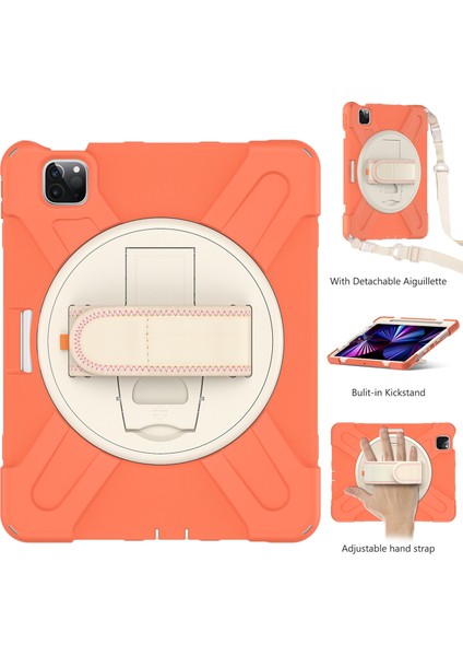 Ipad Pro 11 2021/2020/2018 Için Silikon + Pc Kılıfı (Orange) (Yurt Dışından) fiyatları