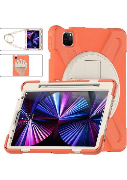 Ipad Pro 11 2021/2020/2018 Için Silikon + Pc Kılıfı (Orange) (Yurt Dışından) modelleri