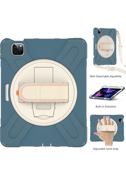 Ipad Pro 11 2021/2020/2018 Için Silikon + Pc Kılıfı (Cornflower Blue) (Yurt Dışından) fiyatları