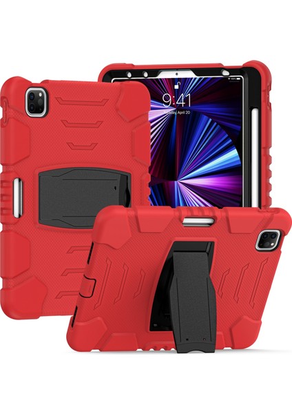 IPAD Pro 11 2021 / 2020/2018 (Red+Black) (Yurt Dışından)