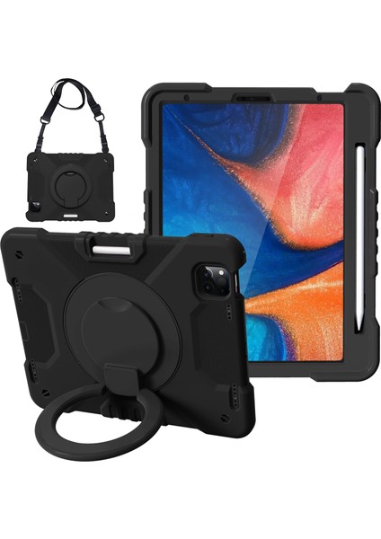 IPAD Pro 11 (2018/2020) Silikon + Pc Kılıfı (Black+Black) (Yurt Dışından) fiyatları