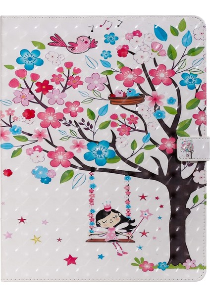 Ipad Pro Için Deri Kılıf 12.9 (2020) (Girl Under The Tree) (Yurt Dışından) modelleri