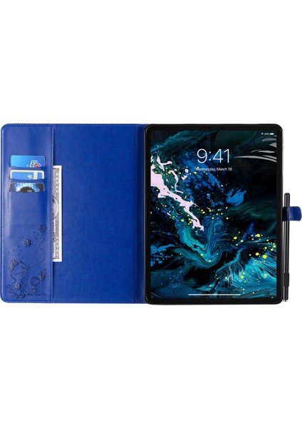 For iPad Pro 12.9 (2020) & (2018) Protective Case (Blue) (Yurt Dışından)