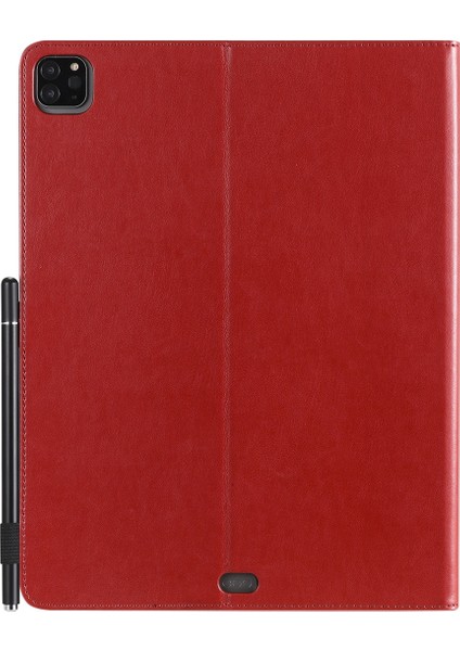 For iPad Pro 12.9 (2020) & (2018) Protective Case (Red) (Yurt Dışından) modelleri