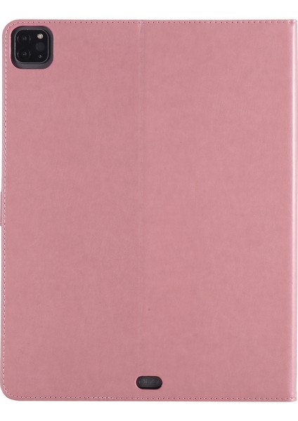 Ipad Pro Için Deri Kılıf 12.9 (2020) (Pink) (Yurt Dışından)