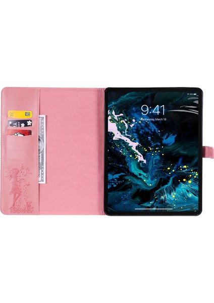 Ipad Pro Için Deri Kılıf 12.9 (2020) (Pink) (Yurt Dışından)