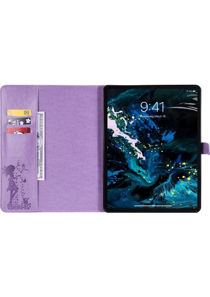Ipad Pro Için Deri Kılıf 12.9 (2020) (Purple) (Yurt Dışından) fırsatları