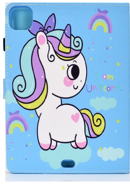 Ipad Pro 11 Için Desen Deri Kılıfı (2018/2020) (Rainbow Unicorn) (Yurt Dışından) modelleri