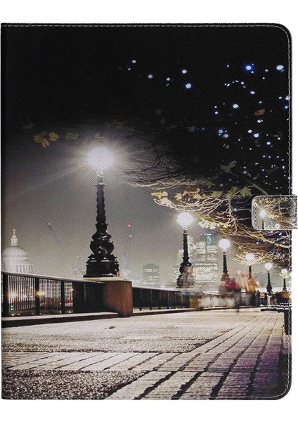 Ipad Pro Için Deri Kılıf 12.9 (2020) (Cityscape) (Yurt Dışından) fiyatları