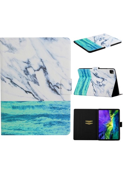 Ipad Pro Için Deri Kılıf 12.9 (2018) (Ocean) (Yurt Dışından)