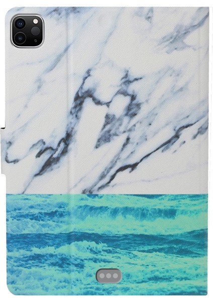 Ipad Pro Için Deri Kılıf 12.9 (2018) (Ocean) (Yurt Dışından) modelleri