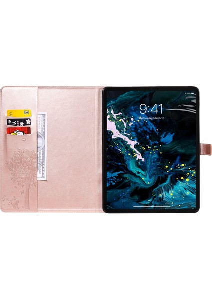 Ipad Pro Için Deri Kılıf 12.9 (2020) (Rose Gold) (Yurt Dışından)