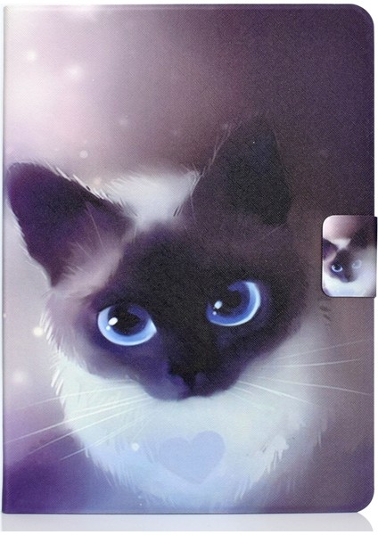 Ipad Pro 11 Inç 2020 Için Deri Kılıf (Blue Cat's Eye) (Yurt Dışından)