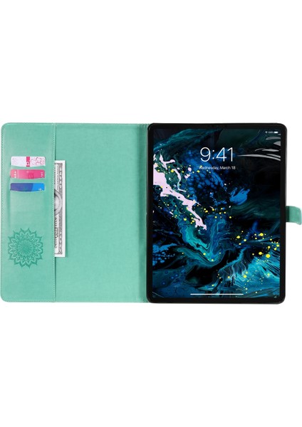 Ipad Pro Için Deri Kılıf 12.9 (2020) (Green) (Yurt Dışından)