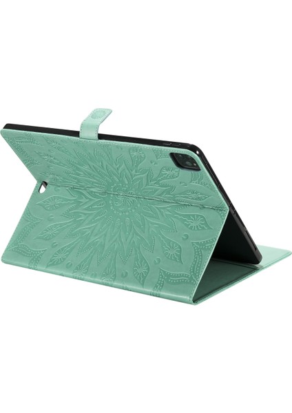 Ipad Pro Için Deri Kılıf 12.9 (2020) (Green) (Yurt Dışından)