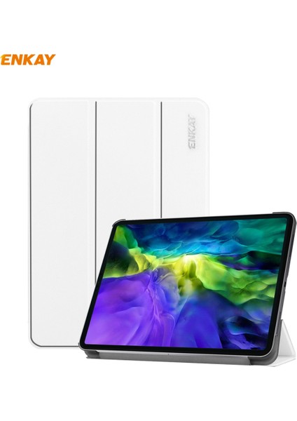 Enkay Ipad Pro 11 Için Akıllı Kılıf Çevir (2020/2021) (White) (Yurt Dışından)