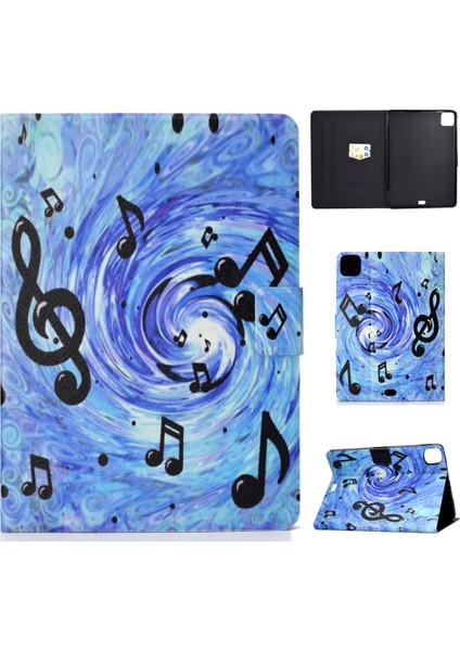 Ipad Pro 11 Inç 2020 Için Deri Kılıf (Sheet Music) (Yurt Dışından)