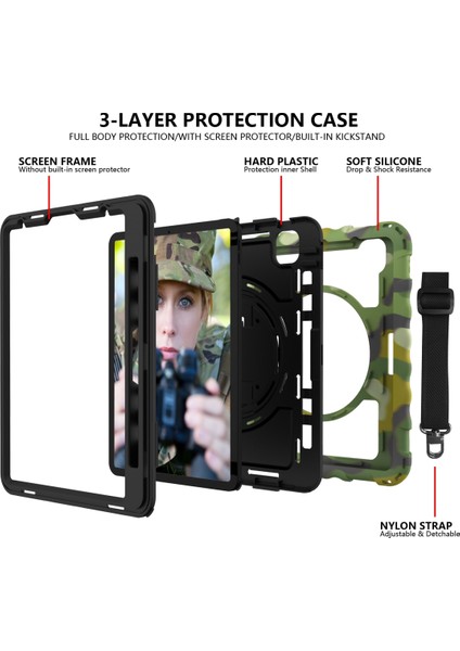 Ipad Pro 11 Inç 2020 Için Zor Durumda (Camouflage) (Yurt Dışından) fırsatları