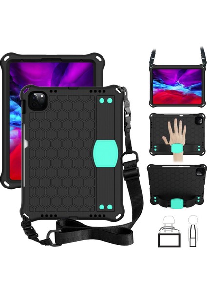 Ipad Pro 11 Inç 2020 Için Zor Durumda (Black+Aqua) (Yurt Dışından)