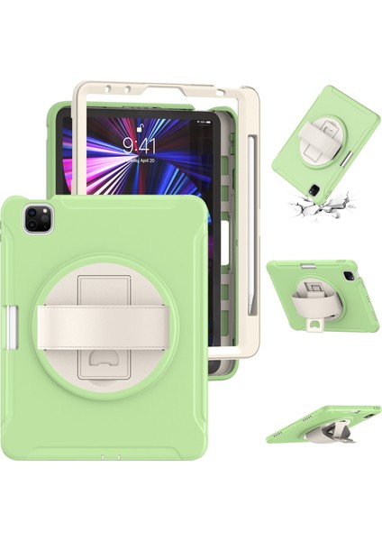 Pc + Tpu Kılıfı Için iPad Air 4 10.9 / Pro 11 2021/2020/2018 (Matcha Green) (Yurt Dışından) modelleri