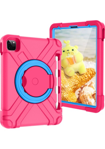 Ipad Pro 11 Inç 2020 Için Zor Durumda (Rose Red+Blue) (Yurt Dışından)