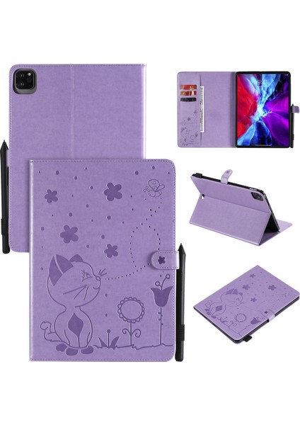 Ipad Pro 11 (2020) & (2018) Koruyucu Kılıf Için (Purple) (Yurt Dışından)