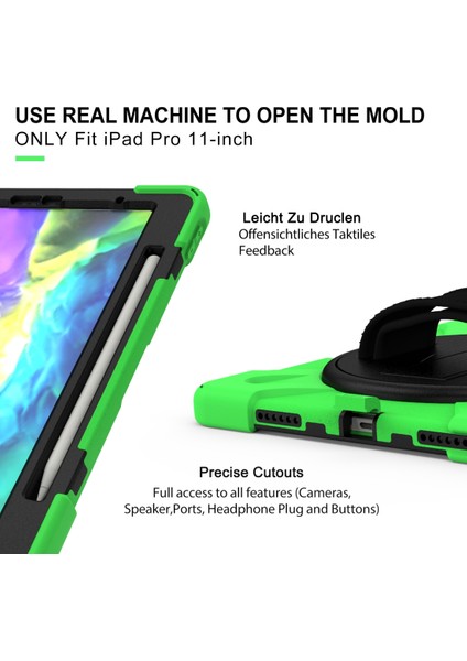 Ipad Pro 11 Inç 2020 Için Zor Durumda (Green) (Yurt Dışından) fırsatları