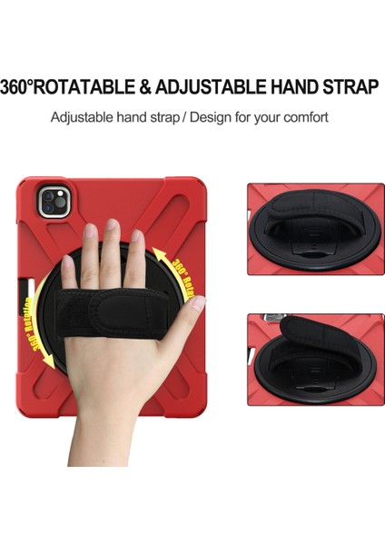 Ipad Pro 11 Inç 2020 Için Zor Durumda (Red) (Yurt Dışından) modelleri