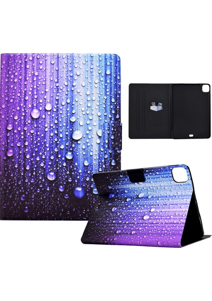 Leather Tablet Case For iPad Pro 11 2021 / 2020 (Su Damlaları) (Yurt Dışından)