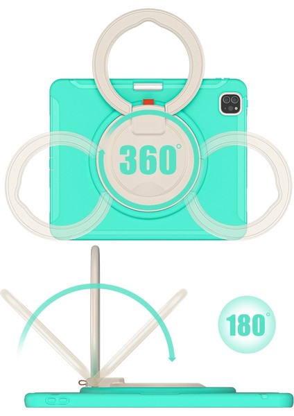 IPAD Pro Için Tpu + Pc Kılıfı 12.9 2021 (Mint Green) (Yurt Dışından) modelleri