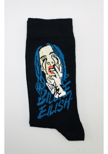 Billie Eilish Blue Hair Unisex Çorap