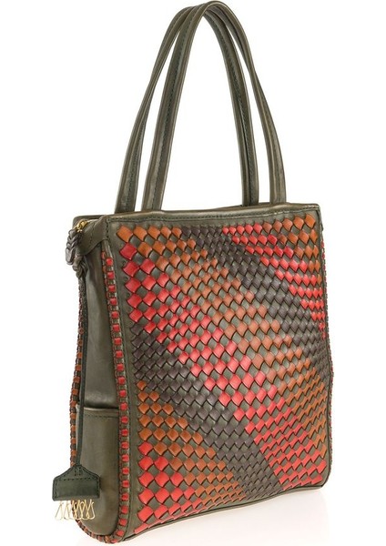 Geti Yeşil Deri/renkli Kadın Omuz Çantası 95 Geti fiyatları