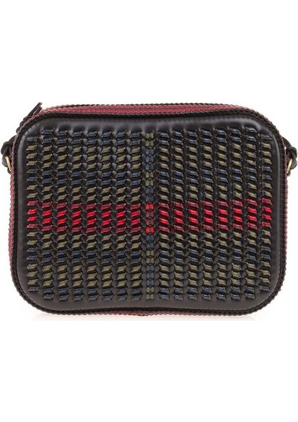 Usot Siyah Deri/renkli Kadın Çapraz Askılı Çanta 188 Usot fiyatları