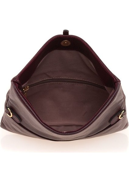 Bordo Rölax Deri Kadın Portföy & Clutch Çanta Blm P-02 indirimleri