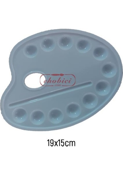 Plastik Palet Oval 19X15CM
