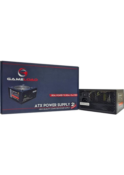 ATX-P500 Peak 550W 80+ Bronze Power Supply 12CM Fanlı Atx Güç Kaynağı