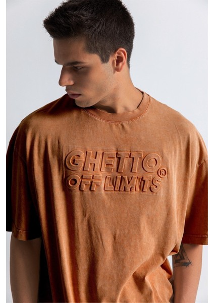 Ghetto Off Limits Yıkamalı Tshirt