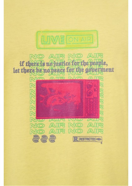 On Air Yellow T-Shirt indirimleri