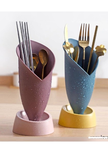 Lale Figürlü Tezgah Üstü Kaşıklık- modelleri